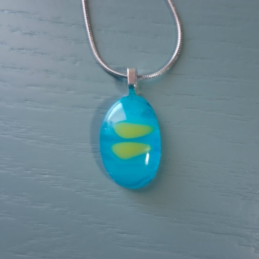 Bright colorful sculptural pendant necklace, OOAK statement jewelry + necklace